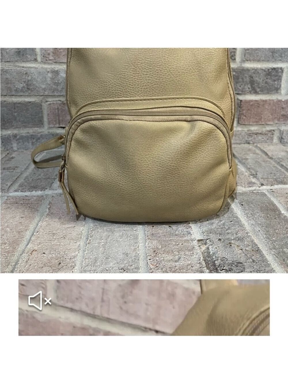 Tan Backpack